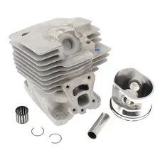 Циліндр з поршнем - 47 мм - оригінальний номер запчастини Stihl 1140 020 1208, фото 