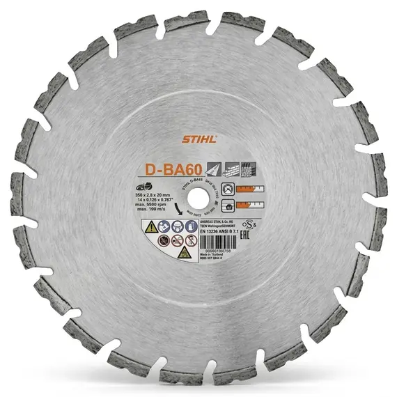 Диск алмазный STIHL D-BA60, 350 мм (08350947010), фото 