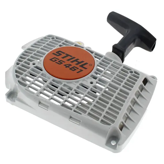 Корпус вентилятора со стартером перемотки для бензопилы Stihl GS461 - OEM № 4252 080 2101, фото 