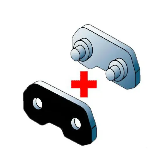 Комплект соединительных звеньев 3/8" PM (9+9), фото , изображение 3